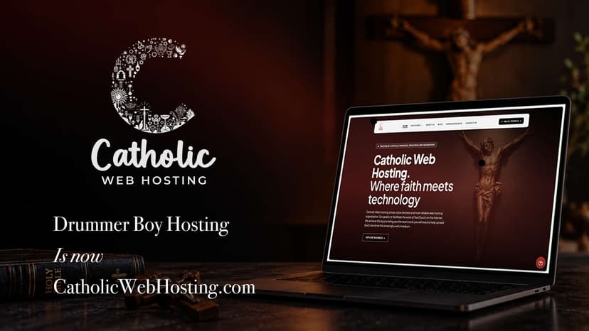 A New Chapter Begins: Drummer Boy Hosting Is Now CatholicWebHosting.com