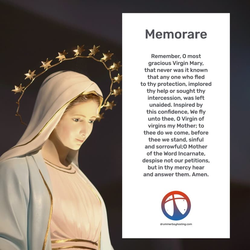 The Memorare: A Powerful Prayer of Intercession to the Virgin Mary