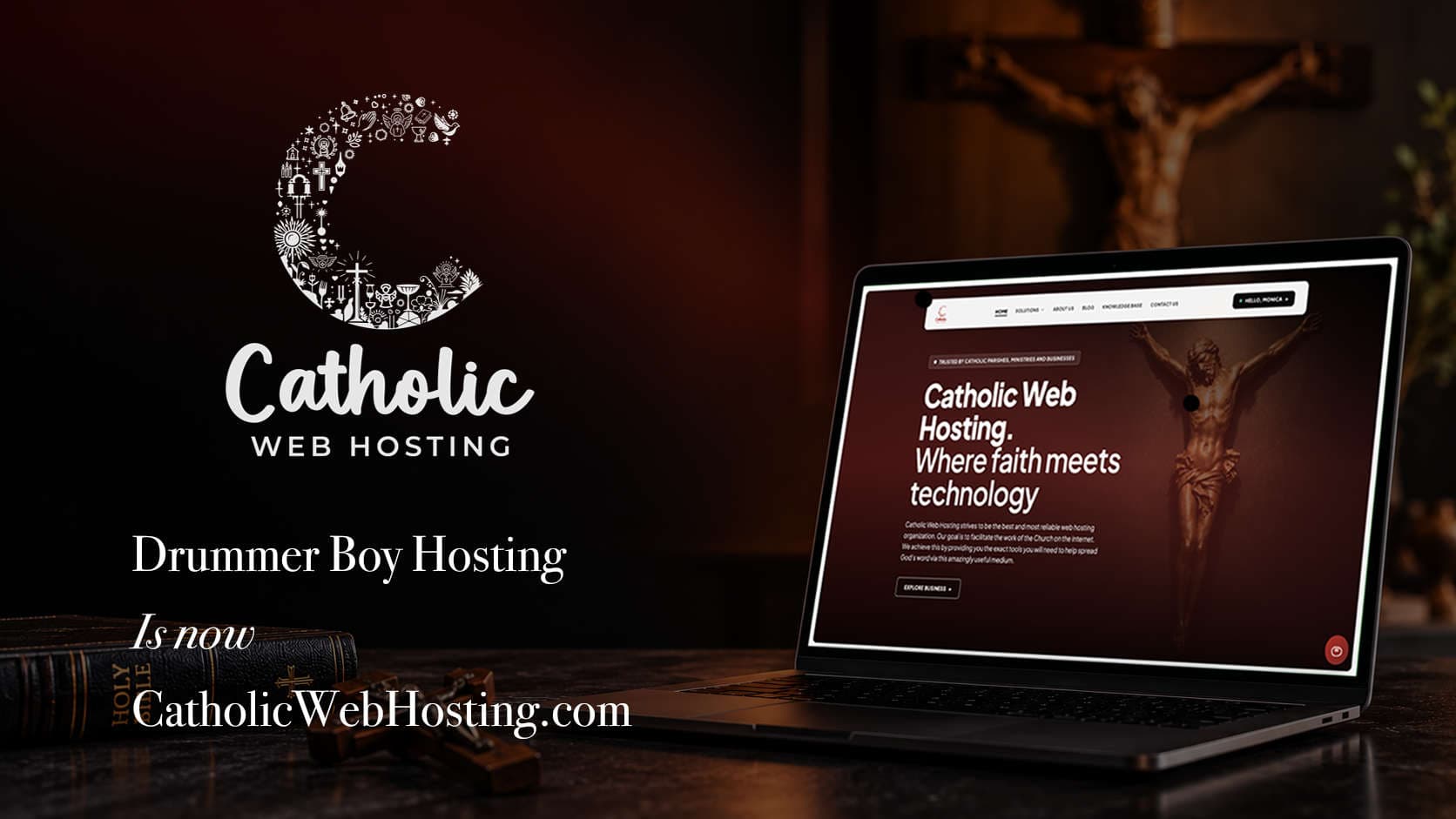 A New Chapter Begins: Drummer Boy Hosting Is Now CatholicWebHosting.com