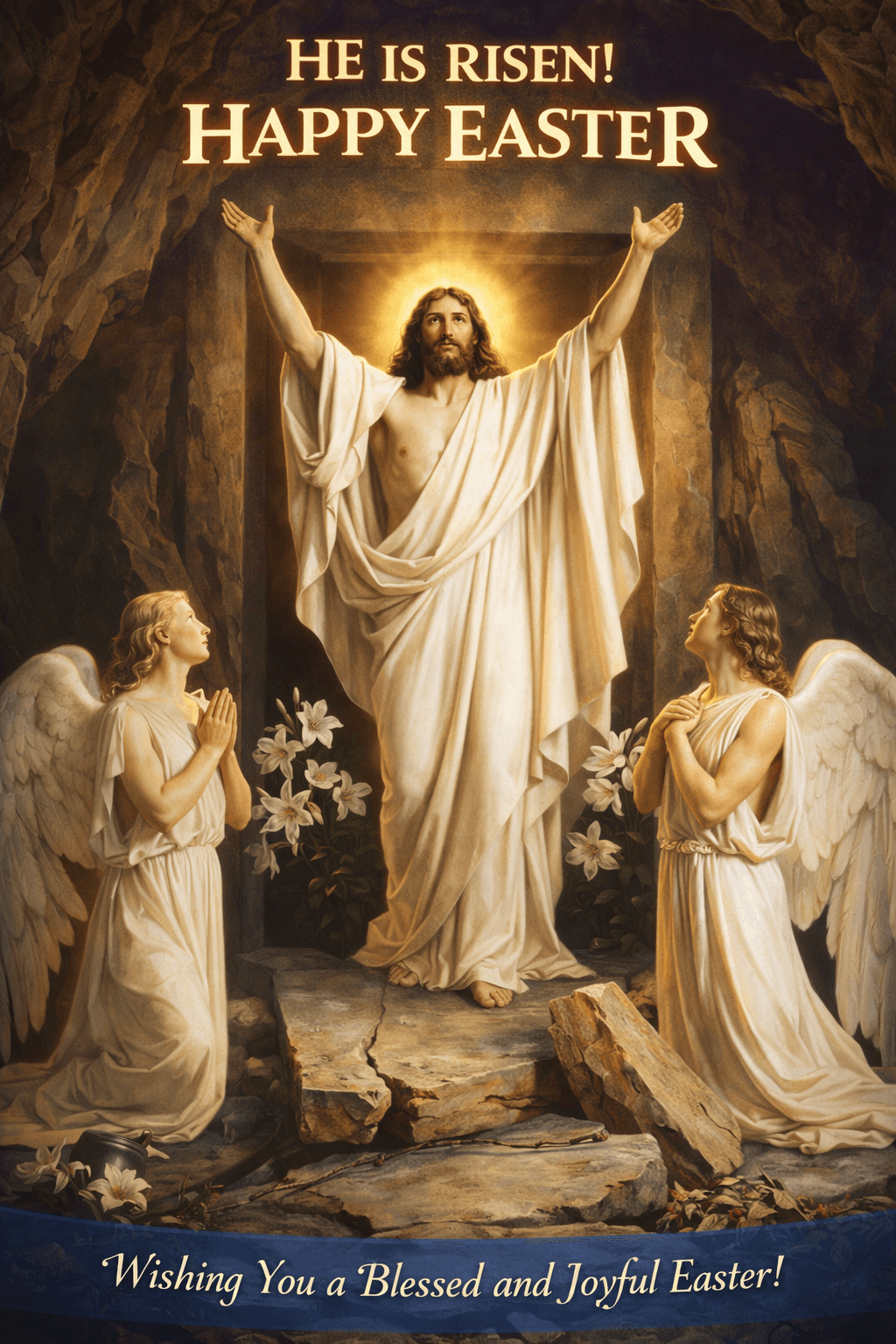 He is risen. Alleluia!